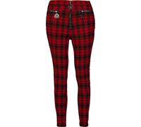 Banned Damien Trousers Cloth Trousers black red XS