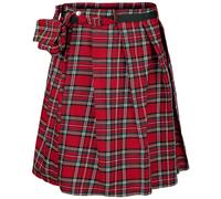 Banned Fear is Over Kilt Midi Skirt red S