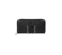 Banned Glamorama Purse - Gothic Black Wallet with Bat Wings & Corset Design