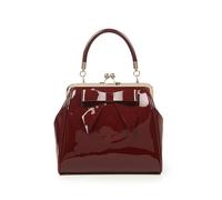 Banned Handbag 50s Rockabilly Dancing Days American Vintage Retro Top Handle Bag (BURGUNDY)