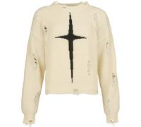 Banned Kara Vex Jumper Knitted Jumper beige black S