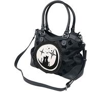Banned Lunar Sisters Women Handbag Black, Polyurethane, Polyester,