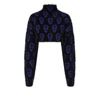 Banned Lyric Jumper Knitted Jumper black lilac XL