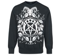Banned Pentagram Sweater Christmas Jumper black S