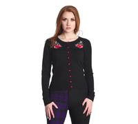 Banned Poison Rip Cardigan L Black