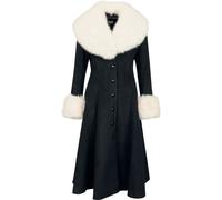 Banned Retro Martha Faux Fur Coat Coat black beige 4XL