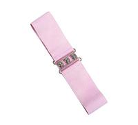 Banned Retro Vintage 1950's Elasticated Wide Nurse Belt - Bright Pink (Large - UK 12-18)