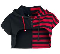Banned Ruby Ictus Hoodie Cardigan black red M