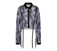 Banned Selene Mesh Blouse Blouse black lilac XL