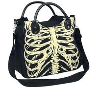 Banned Skeleton Handbag black Onesize