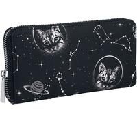 Banned Space Cat Wallet black white Onesize