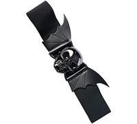 Banned Storm Skull Belt Elasticated Stretch Wide Waist Cincher Gothic, Black