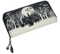 Banned Woodland Wallet black white Onesize