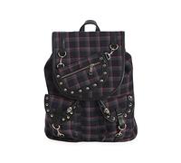 Banned Yamy Punk Nugoth Tartan Gingham Backpack - Multicoloured