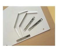 Banner 2 Piece Metal Filing Clip Ref 9280008 Box 50 Two Piece Metal Filing Clips For Storing Punched Papers. 80mm Spacing With 50mm Capacity. Box Of 50.