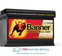 Banner 57001 AGM Battery 720 CCA 70Ah 2 Year Warranty