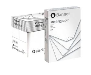 Banner Premium Sterling 100gsm A4 Paper 2000 Sheets / 4 Reams / 1 Box Free 24h