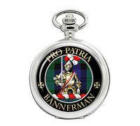 Bannerman Scottish Clan Crest Full Hunter Pocket Watch