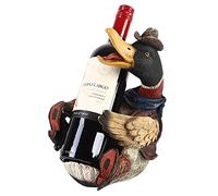 BANNESE Duck Wine Rack Creative Resin Wine Bottle Holder Crafts Organizer Home Kitchen Wine Cellar Decorative Freestanding Tabletop Wine Rack Best Wine Accessories