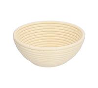 Banneton Basket - Handmade Washable Bread Fermentation & Proofing Basket, Ideal for Home & Kitchen Bakery, Safe and Hygienic Bread Proofing Basket (Off-white round 20 * 8CM)