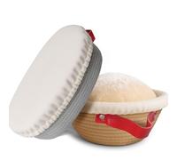 Banneton Bread Proofing Basket Set - Oval & Round Sourdough Proofing Baskets