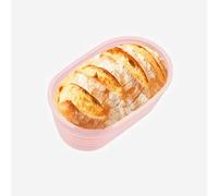 Banneton Bread Proofing Baskets,Silicone Sourdough Bread Baking Supplies, Bread Proofing Baskets for Sourdough, 10" Oval Collapsible Sourdough Baking Basket (Pink)