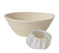 Bannetons Bread Proofing Basket, Round Bread Bannetons Basket, Sourdoughs Bread Baking Supplies, Sourdoughs Starter Bowls, Handmade Rattan Baskets with Liners, for Professional/Home Bakers Baking