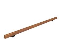 Bannister Rail for Stairs, Wood Handrail - Complete Kit Professional Non-Slip Wood Stair Handrails Home Against The Wall Indoor Loft Elderly Railings Handrails Corridor Support Rod Stair Parts