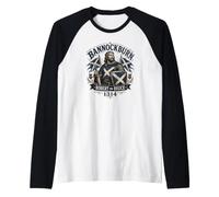 Bannockburn 1314 Robert The Bruce Scotland Raglan Baseball Tee