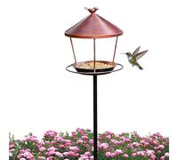 Baño para Pájaros,Bebede ro y m etálico r esisten a la intemperie | baño de loros | para Jardín, Patio, Terraza, Hogar, Interior y ir diversas condiciones climáticas, este