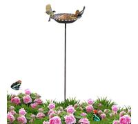 Baño Para Pájaros Para Exterior - De Agua Para Colibríes De Jardín | Estación Exterior Para Beber Pájaros Para Patio Trasero, Porche, Césped | Ideal Para Observadores De Aves Y Amantes De La