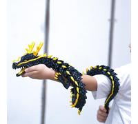BANPIWOLG 47.5inch Large 3D Printed Dragon,Flexible Joint Animal lacertid Figurines, Home Office Decor,Fidget Toy for Adults Teens Boy Festival Gifts,Easter Basket Stuffers,Executive Desk Toy