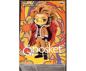 Banpresto 203524 MY HERO ACADEMIA - QPosket - Hawks A - Figurine, Black, 14cm