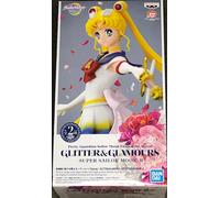 Banpresto BP18850 PRETTY GUARDIAN-Super Sailor Moon Vers.A-Figurine Glitte r& Glamrous 23cm, Black