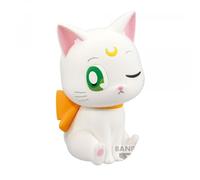Banpresto Cosmos Fluffy Puffy Artemis Big Ribbon Pretty Soldier Sailor Moon Figure 7 Cm White