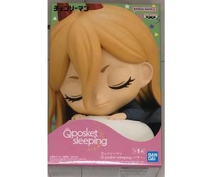 Banpresto BP88663P Figur Q Posket Sleeping Power Chainsaw Man, 7 cm, Mehrfarbig