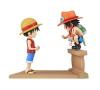 Banpresto BP89475P Monkey D. Luffy & Portgas D. Ace One Piece World Collectable Log Stories Action Figure 8 cm Multi-Coloured