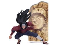 Banpresto Hashirama Senju Naruto Shippuden Collectible Action Figure - Spectacle Panel, 8 cm - BP28554P Multicolor, Optimal for Anime Fans