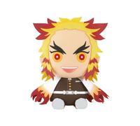 Banpresto Kyojuro Rengoku Plush Figure - Demon Slayer: Kimetsu No Yaiba Super Big Plush 32cm BP18921 Multicolor