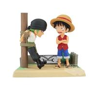 BANPRESTO Luffy & Zoro One Piece Action Figure, World Collectable Log Stories 7 cm BP88504 Multicolor