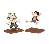 Banpresto Monkey D. Luffy & Enel One Piece Action Figure - World Collectable Log Stories 8 cm - BP89838P Multicoloured - Collectable Figure - Ideal for Anime Fans