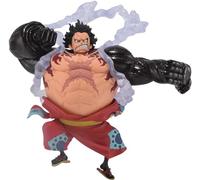 Banpresto One Piece 13cm Monkey D. Luffy Gear4 King of Artist Figures, Multi-Colour