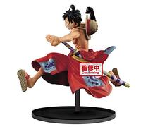 Banpresto One Piece Battle Record Collection Monkey.D.Luffy Figure, Multiple Colors