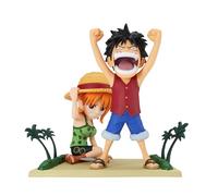 Banpresto One Piece Luffy & Nami Wcf Log Stories Figure 7 Cm