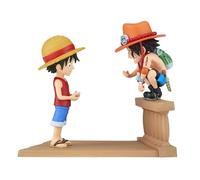 BANPRESTO - - ONE PIECE - Luffy Ace - Figure WCF Log Stories 8cm / - D59z