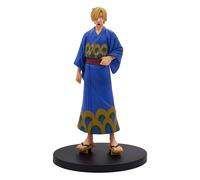 Banpresto Sanji Wanokuni Yukata Grandline Series One Piece Figure 17 Cm Blue