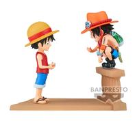 Banpresto One Piece WCF Log Stories Monkey D Luffy & Portgas D Ace 8 cm Figure