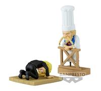 Banpresto One Piece World Collectable Sanji & Zeff 2 Wcf Log Series Figure 8 Cm