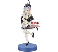 Banpresto - Re Zero Figurines - REM Choosing A Texture Suitable, Multicoloured, 22 cm - 4983164164879