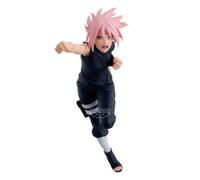 Banpresto Vibration Stars Sakura Haruno | Naruto Shippuden Figure | 14cm PVC Statue | Official Banpresto Collectible | Dynamic Action Pose | Non-Articulated Display Model